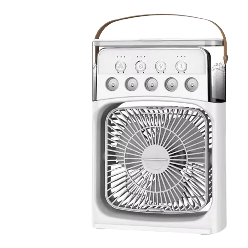 Cooly | Ventilador Inteligente con Humidificador y Luz LED