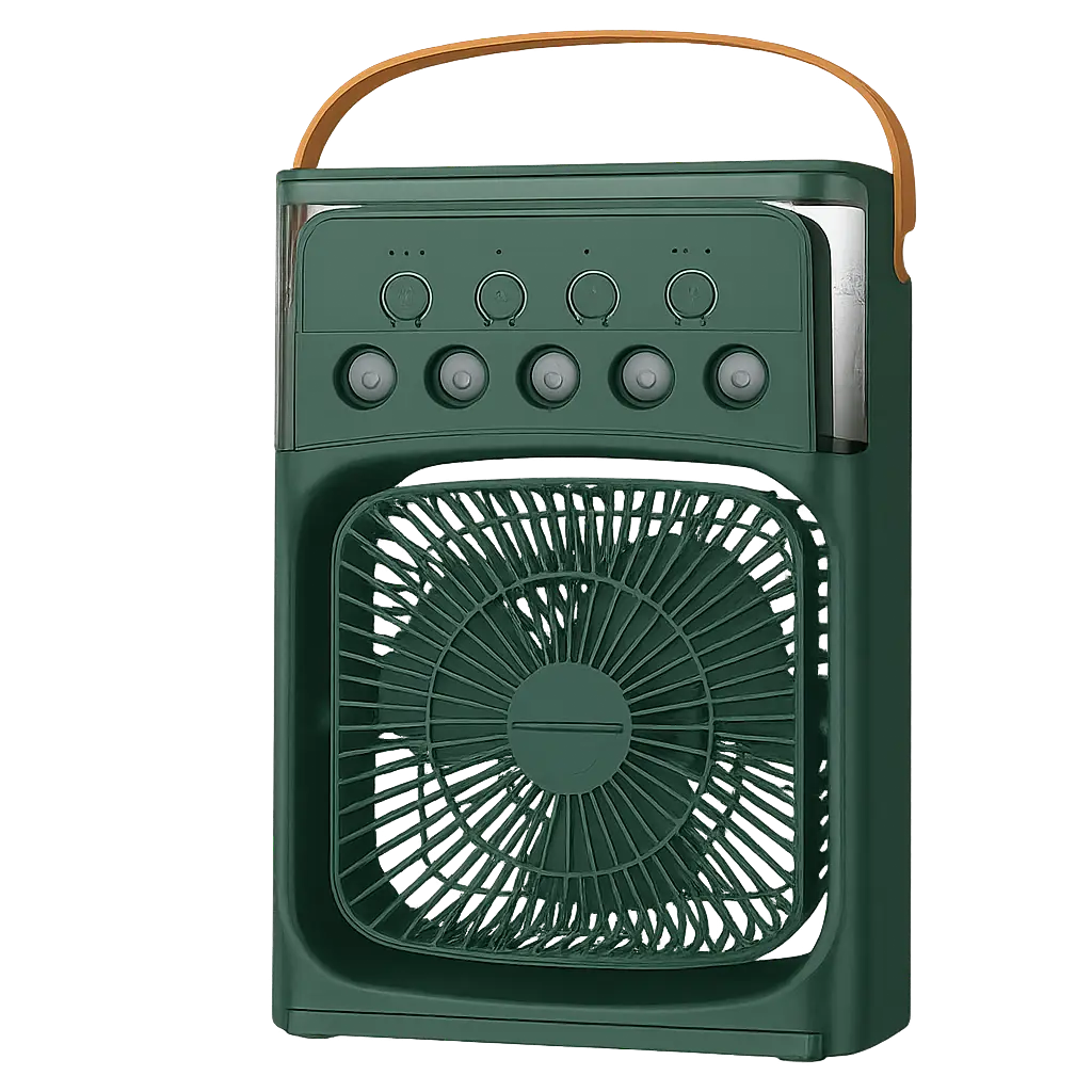 Cooly | Ventilador Inteligente con Humidificador y Luz LED